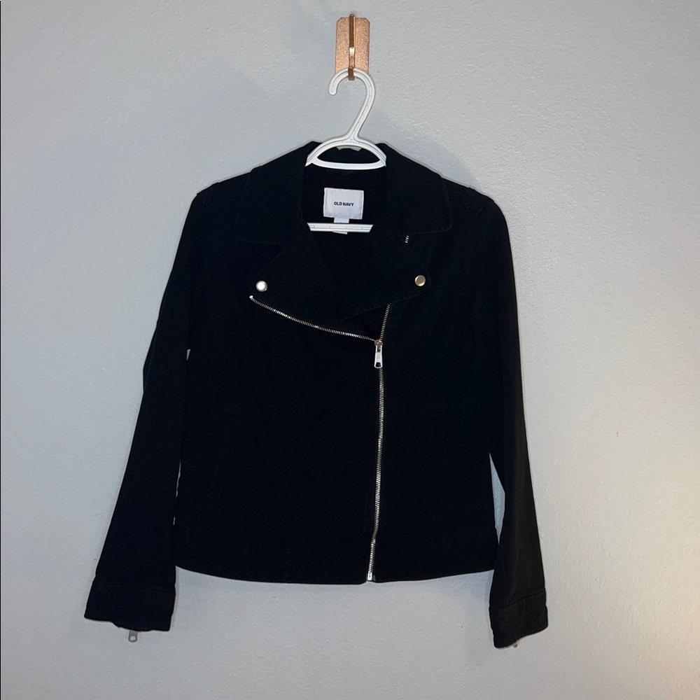 Old Navy Women's Black Cotton Jacket ♠️